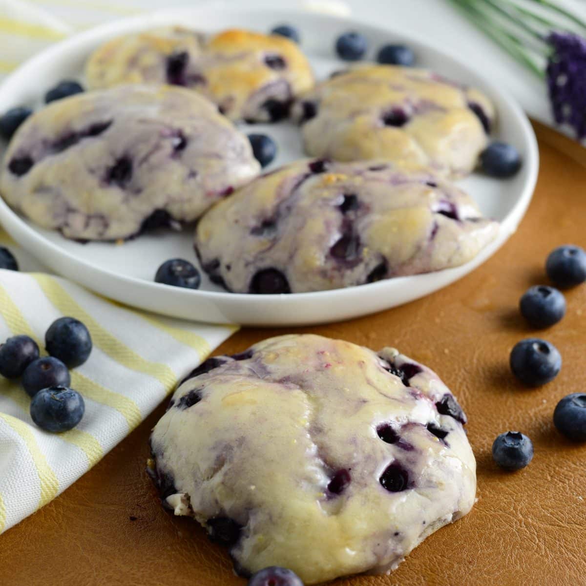 Blueberry Breakfast Biscuits - Happy Homeschool Nest